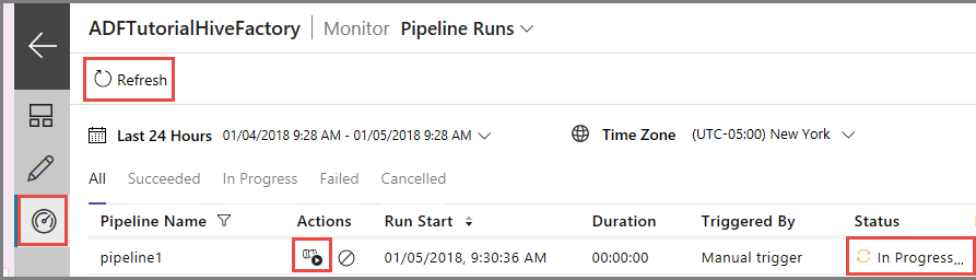 Surveiller des exécutions de pipelines