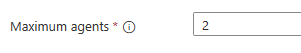 Capture d’écran du paramètre Nombre maximal d’agents.
