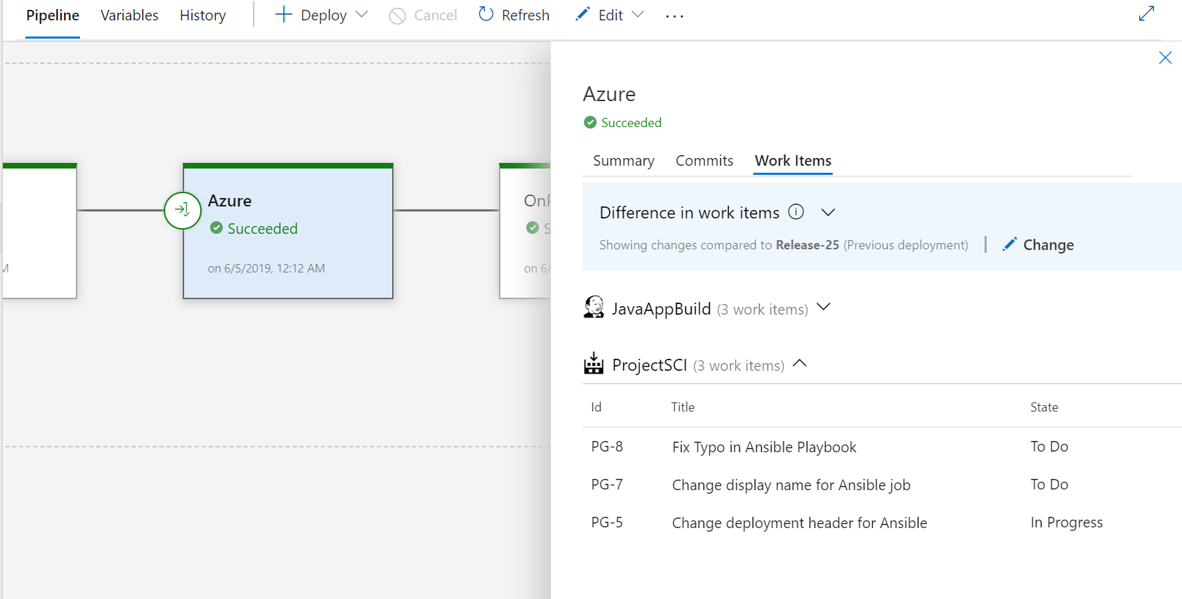 Application Azure Pipelines pour Jira.