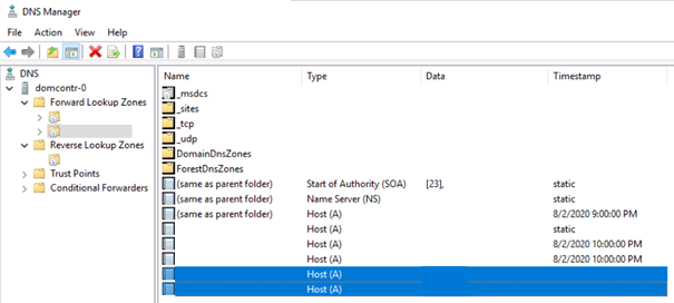 Figure 2 : Nouveau nom virtuel et nouvelle adresse TCP/IP de la configuration du cluster SAP ASCS/SCS