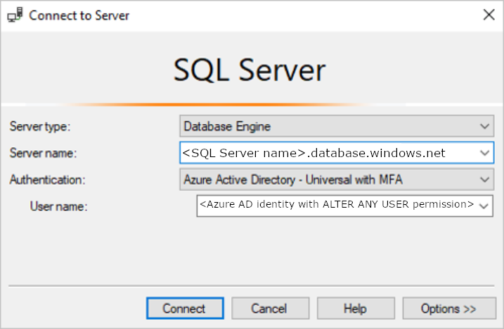 Connect to SQL Server