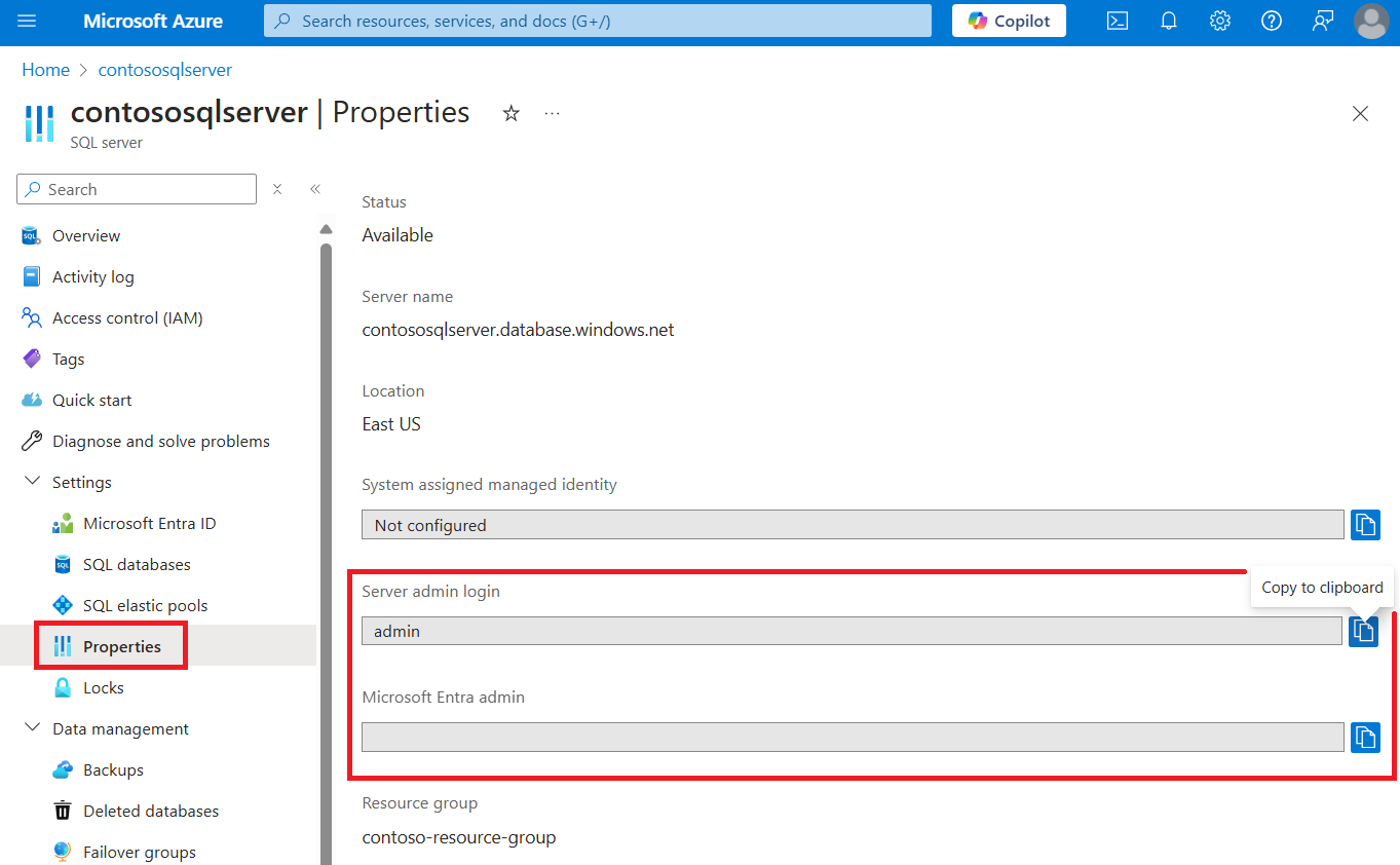 Administrateurs SQL Server