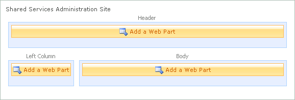 Page de composant WebPart vide