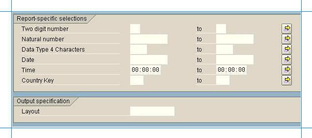 Fournir des valeurs de paramètre pour un sap_query_all_params de requête SAP