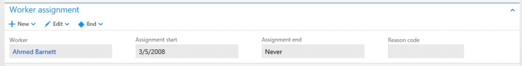 Example of Toolbar and Fields subpattern.