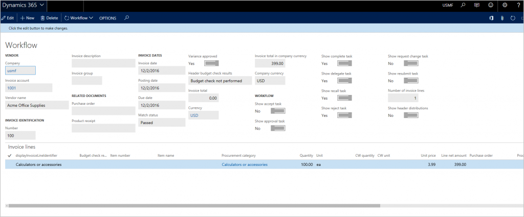 Page Workflow.