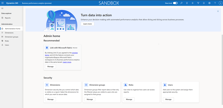 Configuration de la sécurité sur la page d’administration