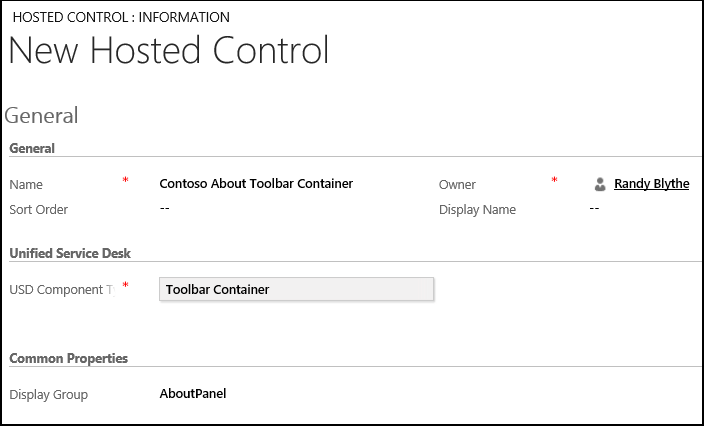 Contrôle hébergé de conteneur de barre d’outils.