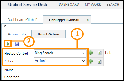 Utiliser le débogueur pour tester votre action avec l’automatisation.