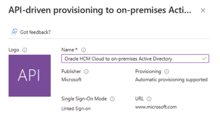 Diagramme de l’approvisionnement piloté par l’API sur Active Directory local.