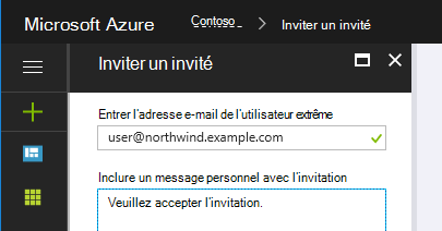 Invitation d’un utilisateur externe en tant qu’invité