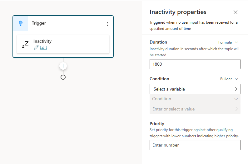 Configurer le déclencheur d’inactivité