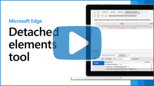 Image miniature de la vidéo « Déboguer les fuites de mémoire avec l’outil Microsoft Edge Detached Elements »