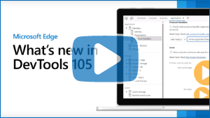Image miniature de la vidéo « Nouveautés de DevTools 105 »