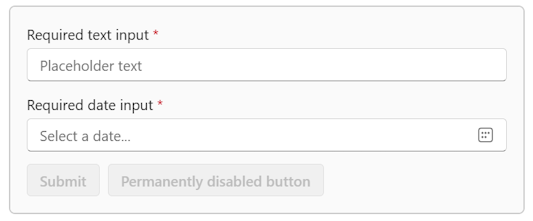 Capture d’écran montrant une carte adaptative avec le bouton Envoyer désactivé sur Teams.