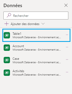 Sélectionner le tableau Excel.