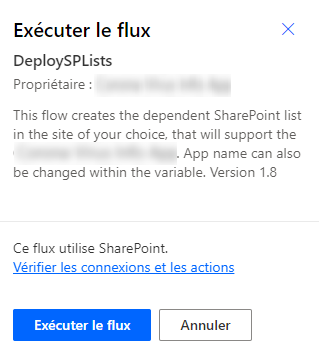 Exécutez le flux.