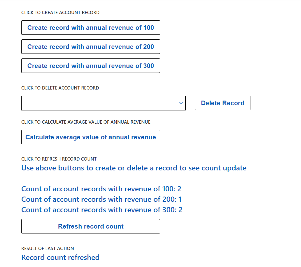 Exemple de composant utilisant l’API Web du portail.