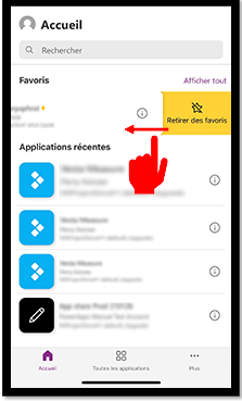 Supprimer l’application de la liste.