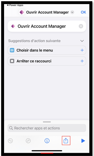 Épingler une application sur l’iPhone.