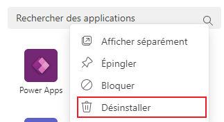 Sélectionner Power Apps.