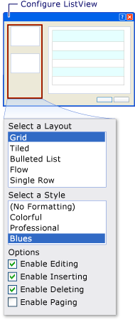 Configure ListView