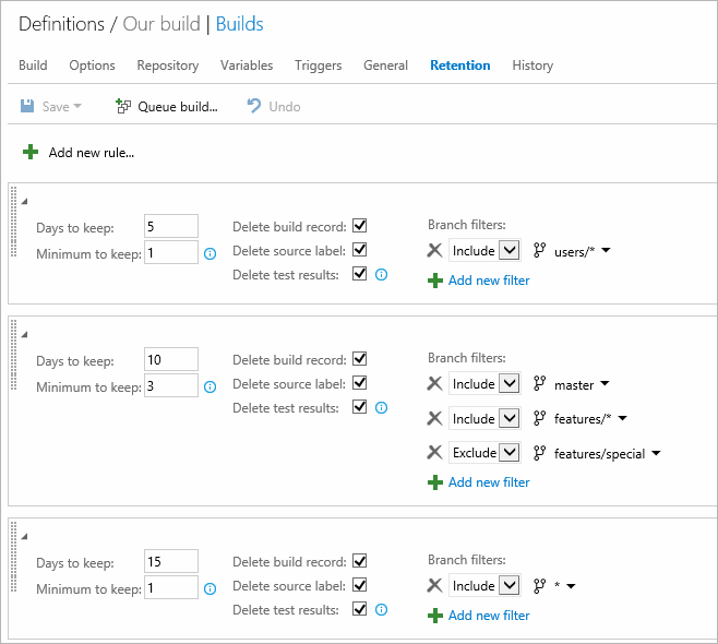 define git retention policies