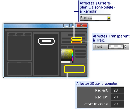 Comment modifier l'apparence d'un rectangle