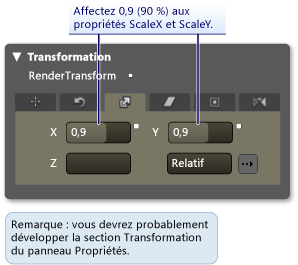 Comment réduire la taille d'un bouton