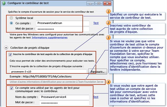 Exécutez l'outil de configuration du contrôleur de test.