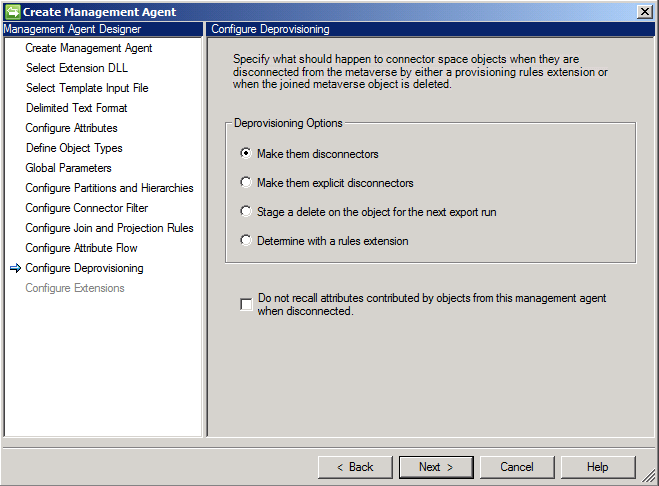 Configure Deprovisioning