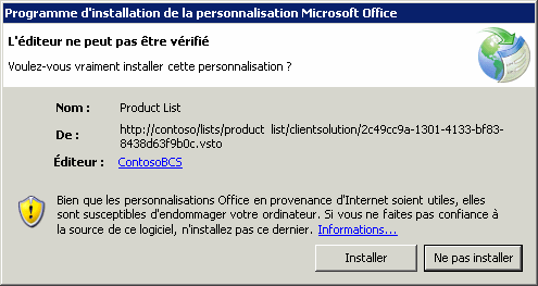 Message vérifié par Publisher