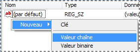 Définir la valeur de la chaîne pour Services Excel