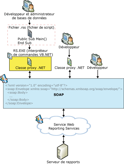 Options de développement du service Web Report Server