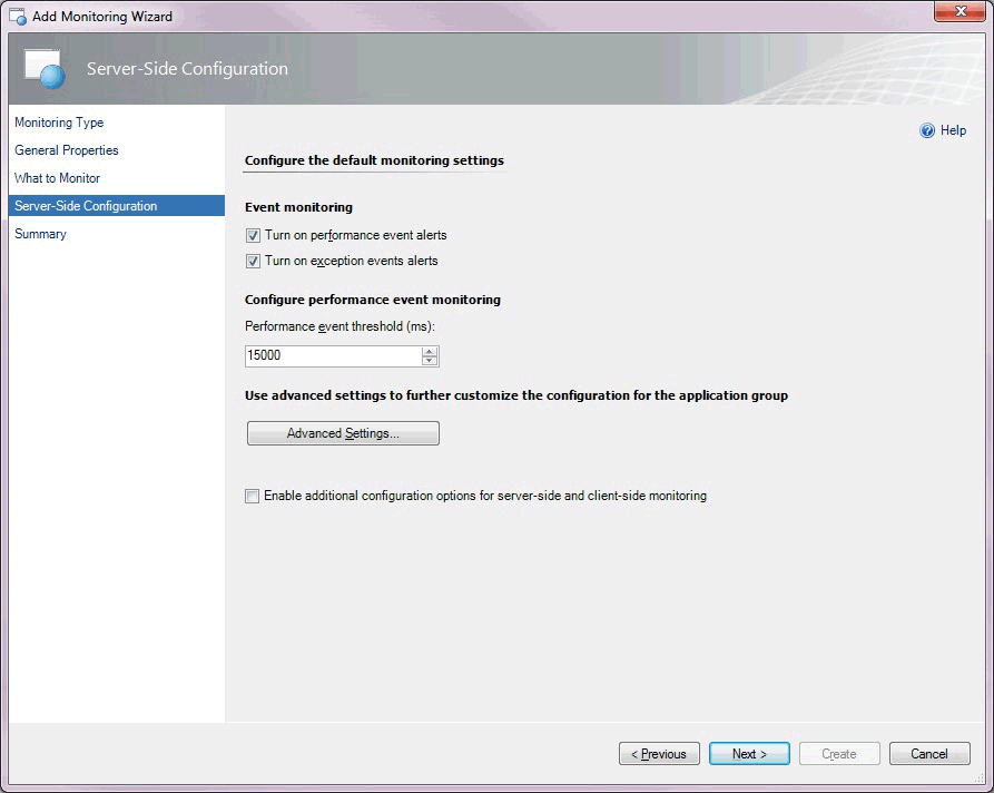 Configuration côté serveur