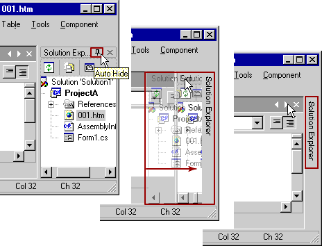 Capture d'écran AutoHideInAction