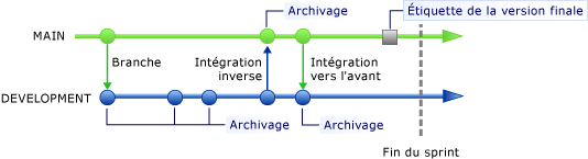 Étiqueter une branche pour prendre un instantané du code