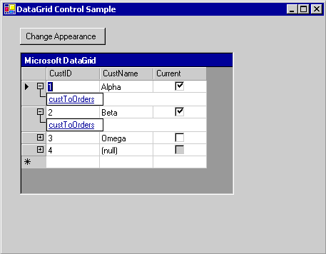 Contrôle DataGrid lié aux données par plusieurs tables