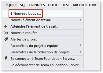 Créer un bogue dans Visual Studio