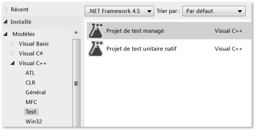 Création d'un projet de test unitaire C++