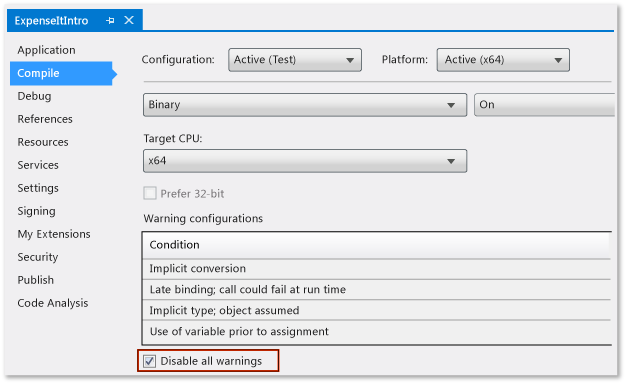 Page Compiler, Concepteur de projets