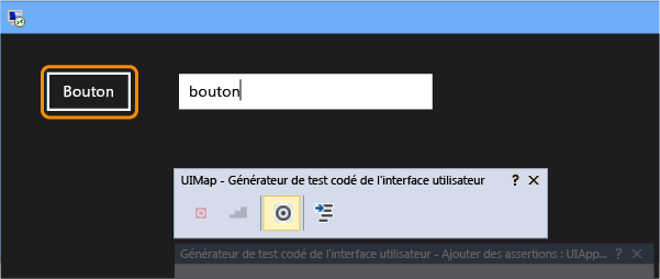 Cliquer sur le contrôle de bouton pour définir la valeur de la zone de texte