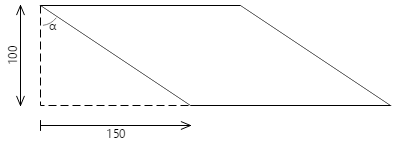 Effet de la transformation d’asymétrie sur un rectangle avec un angle de rotation indiqué