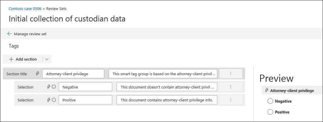 Groupe de balises actives de privilège avocat-client.