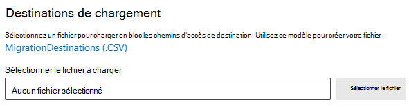 téléchargement de destinations en bloc pour les comptes Google