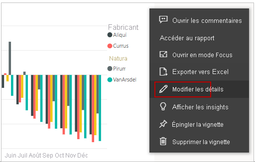 Capture d’écran de l’option Modifier les détails.