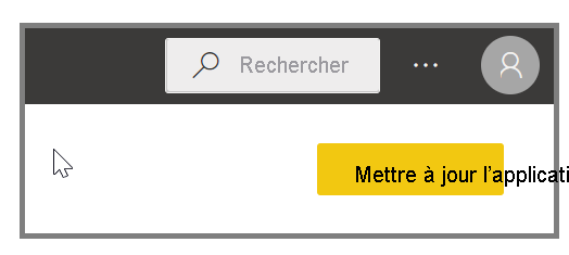 Notification que vous avez apporté des modifications à une application publiée.