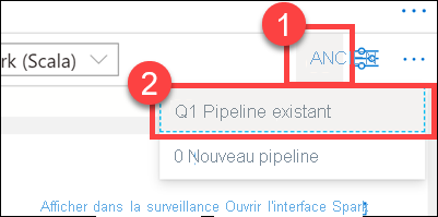 Le bouton Ajouter au pipeline est mis en évidence.