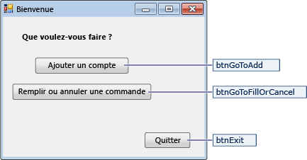 Boîte de dialogue Navigation