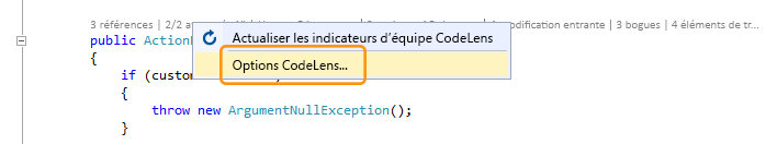 CodeLens - Turn indicators off or on